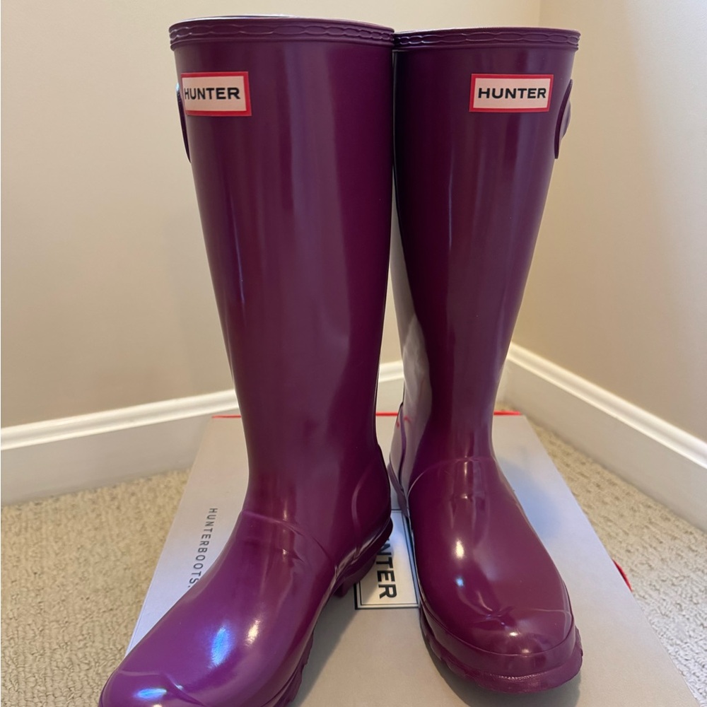 Hunter Classic Plum Boots